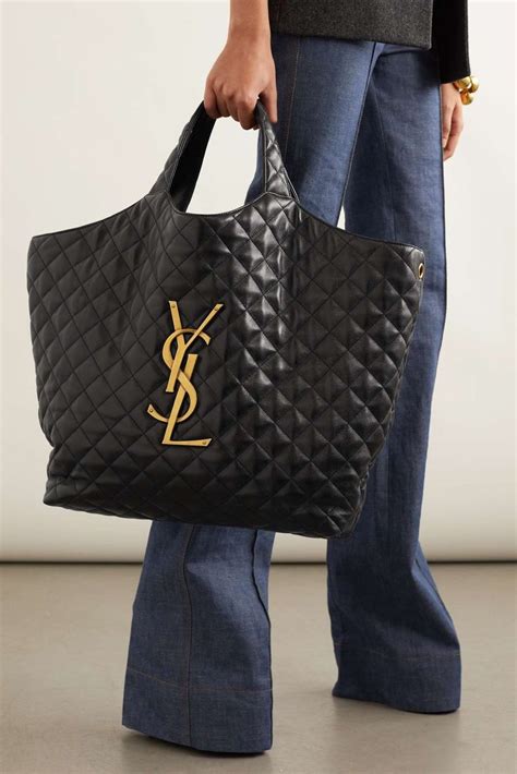 ysl large leather shopper|yves saint laurent wallets.